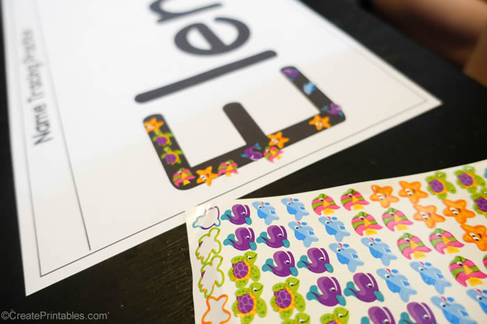 fine motor stickers