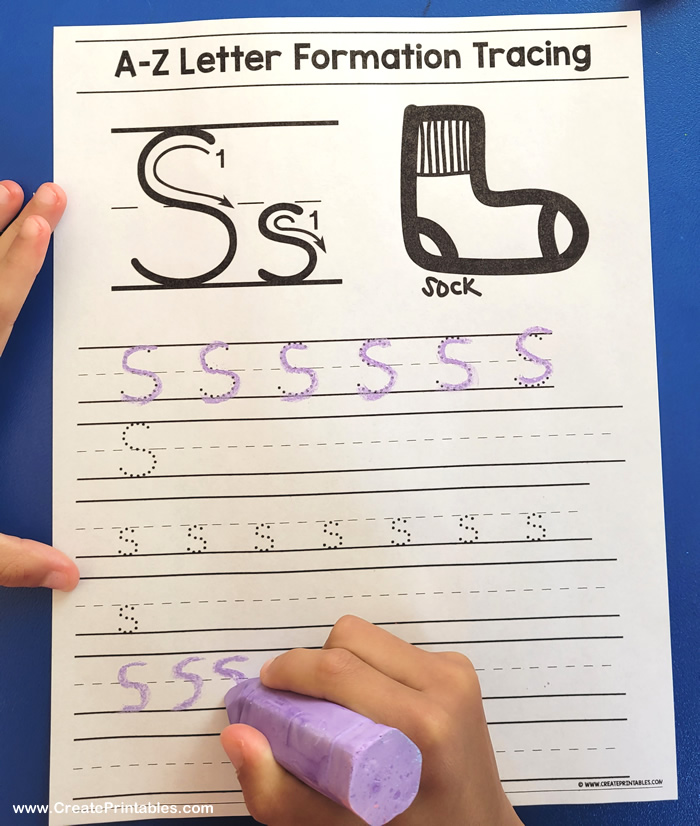 Kindergarten Worksheets - Kids can practice writing uppercase and lowercase  letters with our series of free handwriting worksheets. They can also color  the images and cut along the dotted lines to make